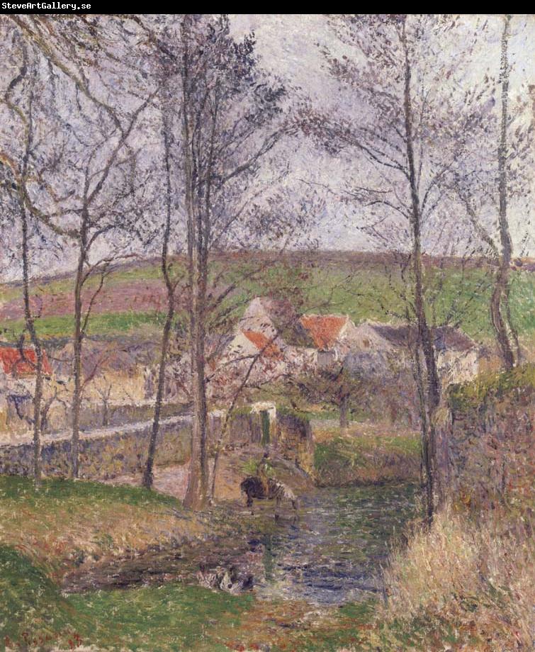 Camille Pissarro The banks of the Viosne at Osny